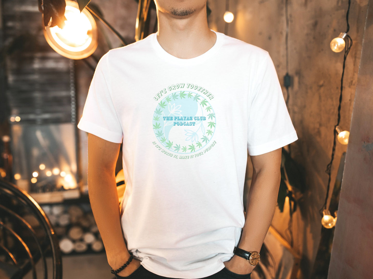 Tranquil Thoughts - The Playaz Club Podcast The Nature collection - 420 Graphic Tee
