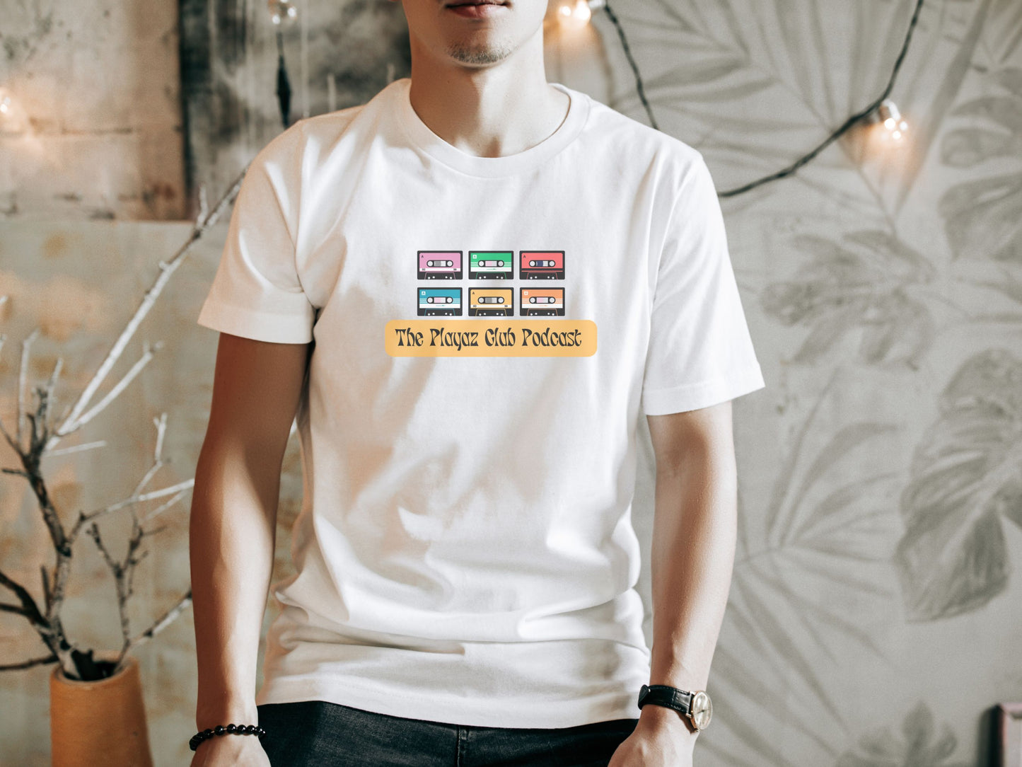 Lost Tapes T-shirt – The Playaz Club Podcast Retro collection – Cassette Vibe