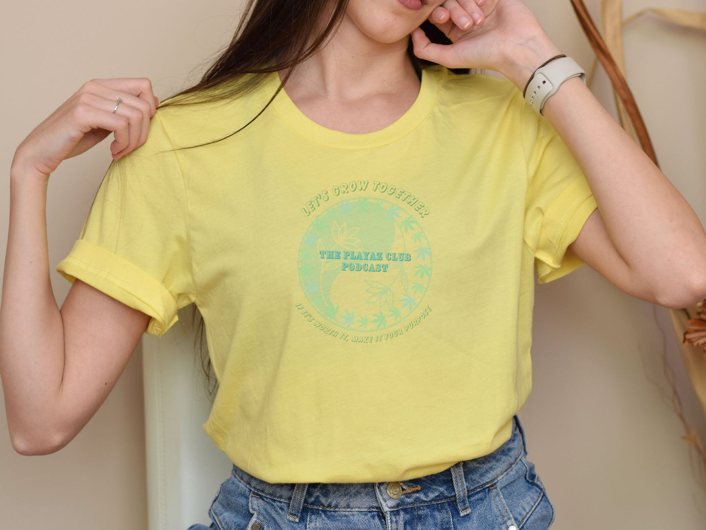 Tranquil Thoughts - The Playaz Club Podcast The Nature collection - 420 Graphic Tee