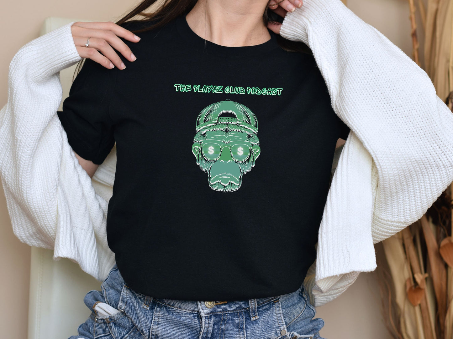 Dolla' Bills T-shirt - The Playaz Club Podcast Studio Tees Collection - Graffiti Cash Tee