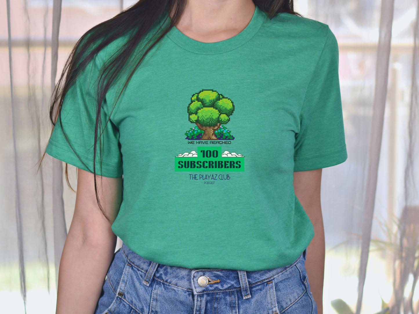 Century Mark T-Shirt – The Playaz Club Podcast Nature Collection – Subscriber Milestone Tee