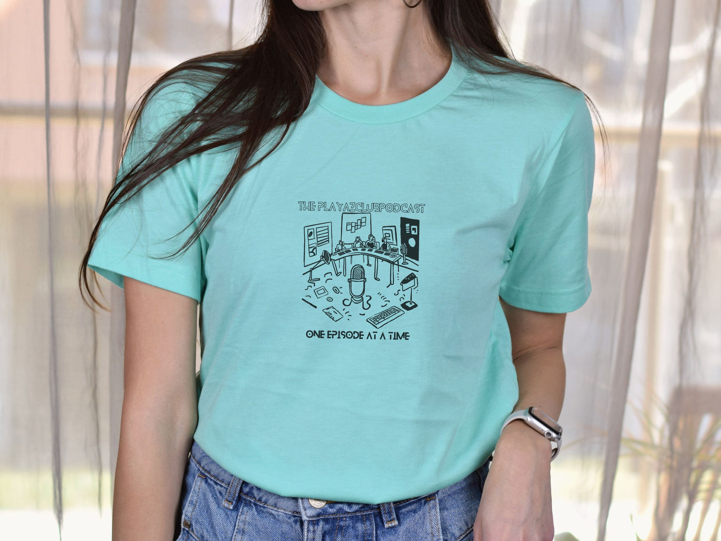 Episode by Episode T-shirt – The Playaz Club Podcast Studio Tee Collection - Podcast Progression Tee