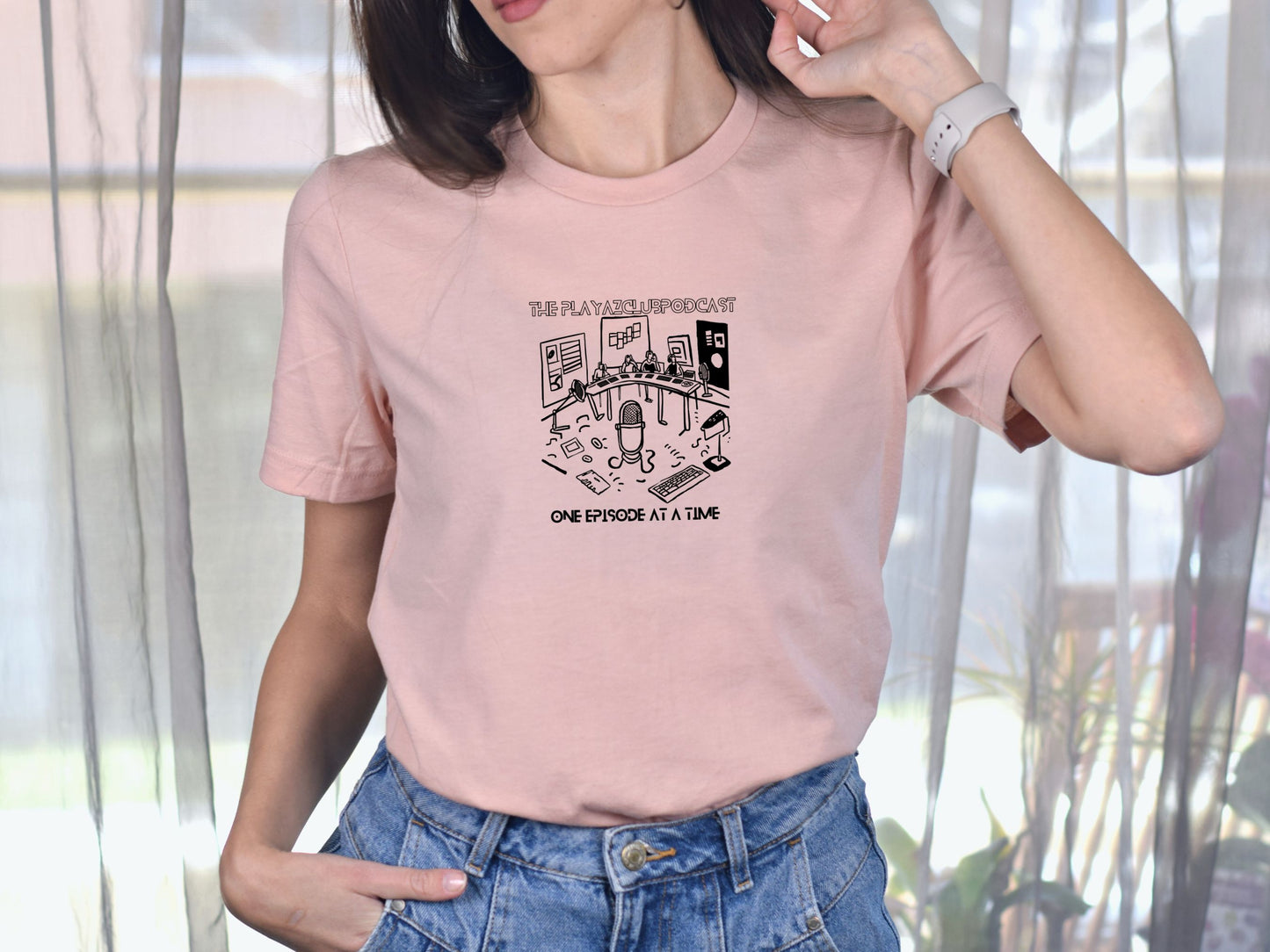 Episode by Episode T-shirt – The Playaz Club Podcast Studio Tee Collection - Podcast Progression Tee