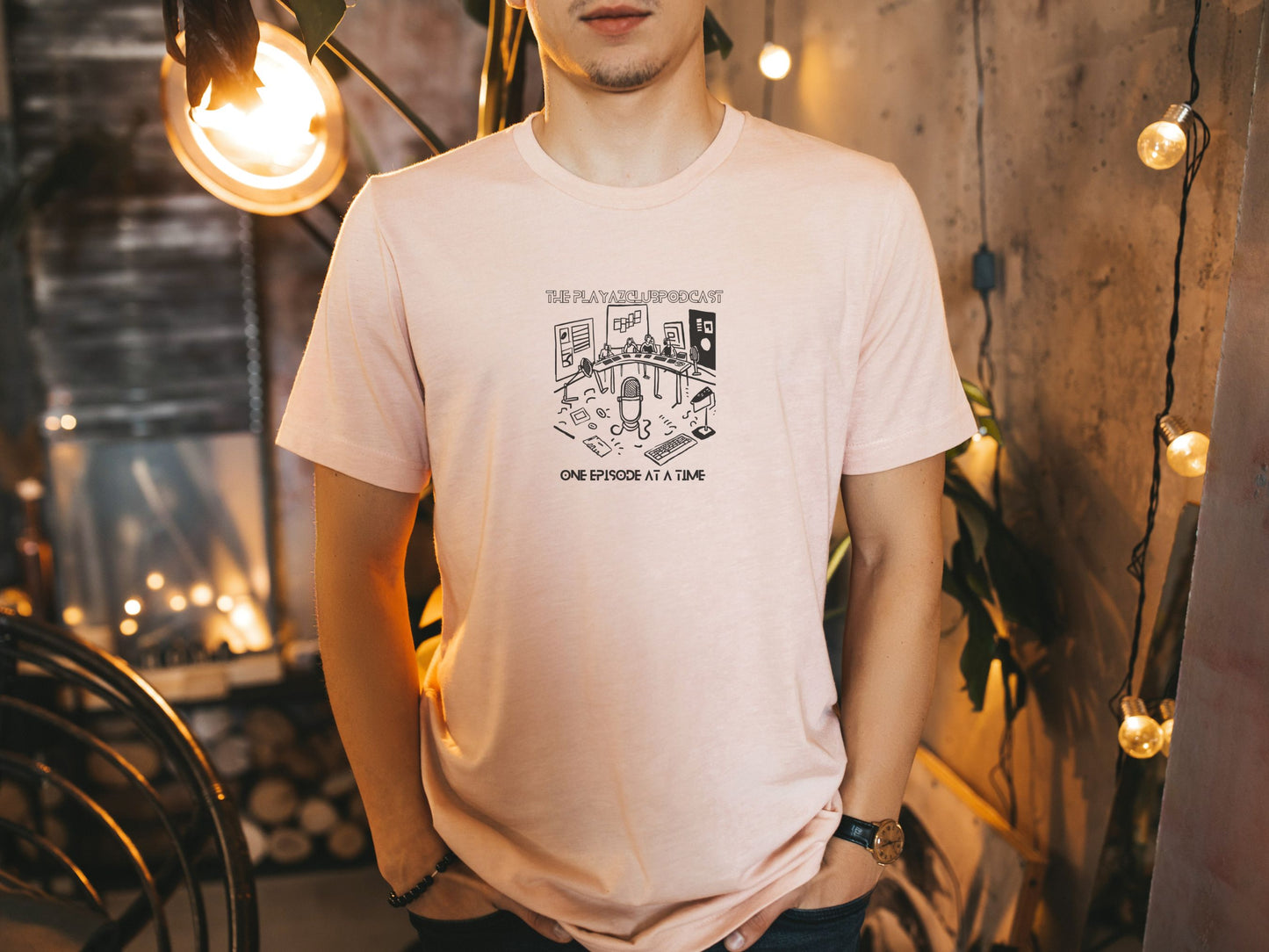 Episode by Episode T-shirt – The Playaz Club Podcast Studio Tee Collection - Podcast Progression Tee