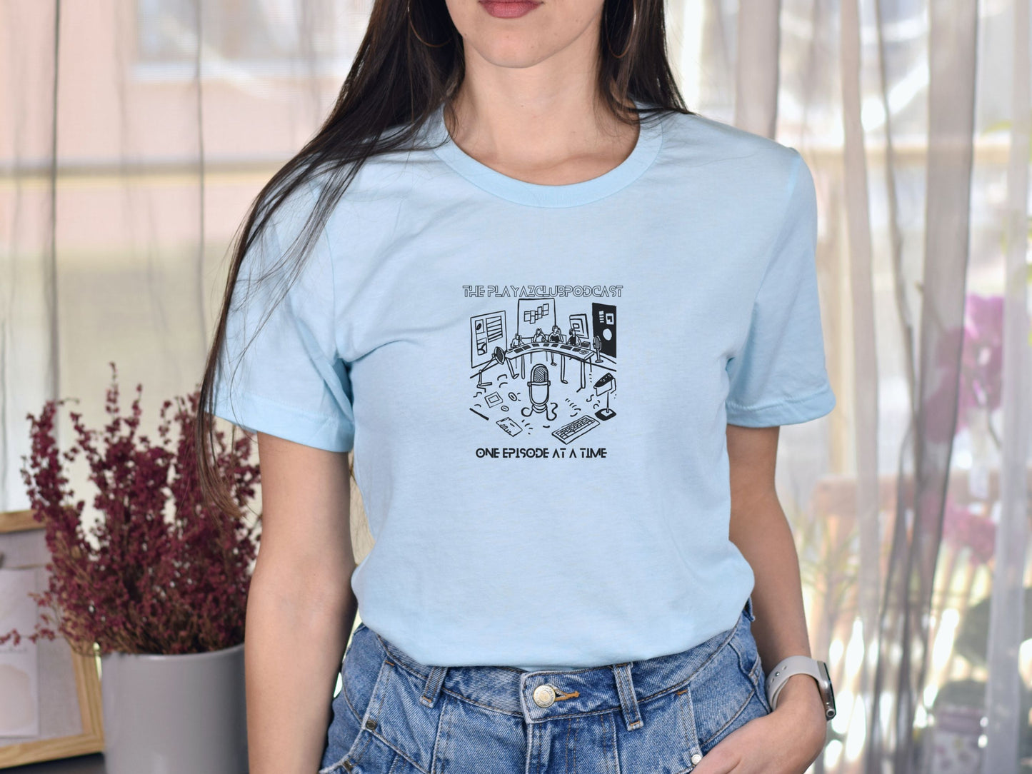 Episode by Episode T-shirt – The Playaz Club Podcast Studio Tee Collection - Podcast Progression Tee