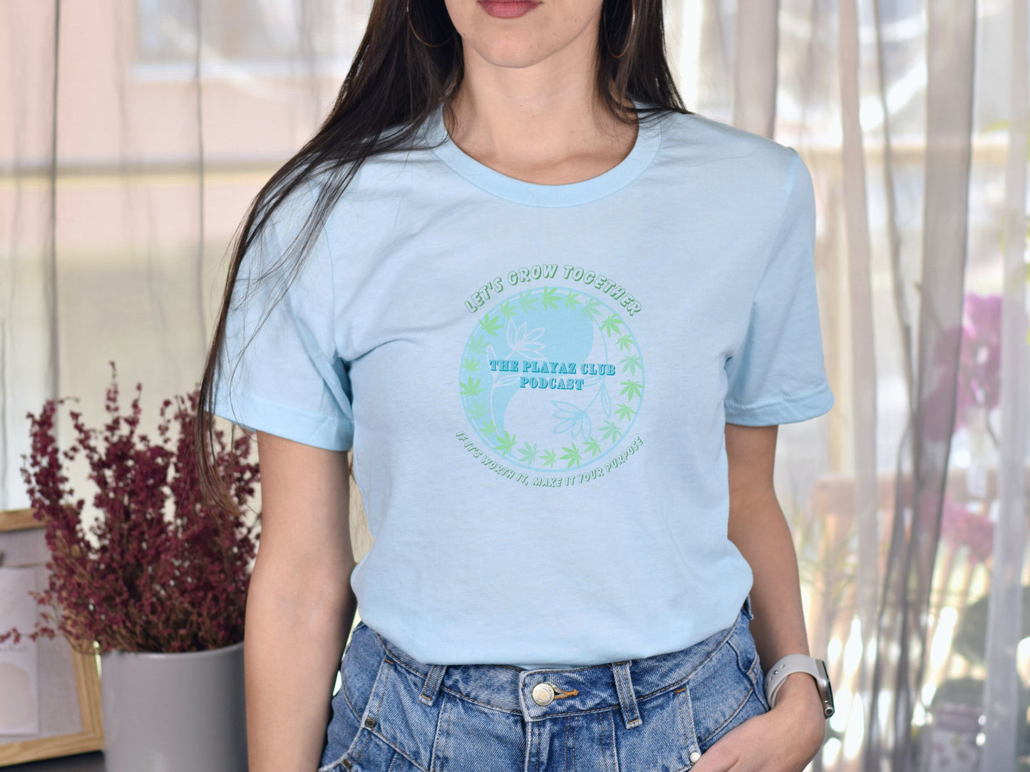 Tranquil Thoughts - The Playaz Club Podcast The Nature collection - 420 Graphic Tee