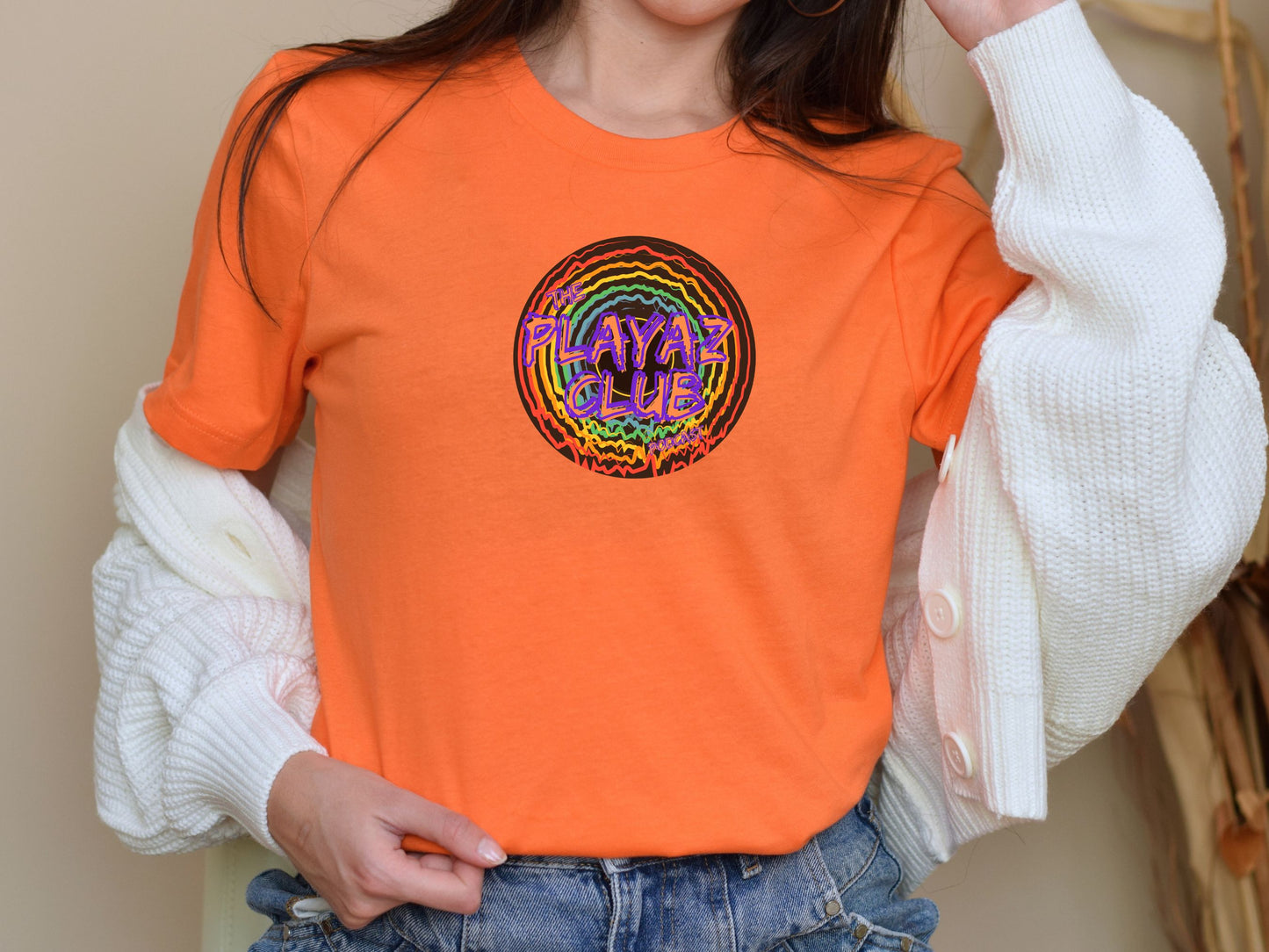 Electric Groove Tee – The Playaz Club Podcast Collection –Groovy Letters Design