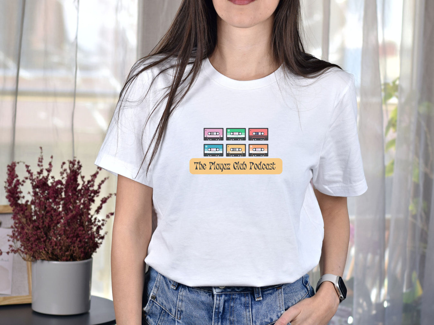 Lost Tapes T-shirt – The Playaz Club Podcast Retro collection – Cassette Vibe