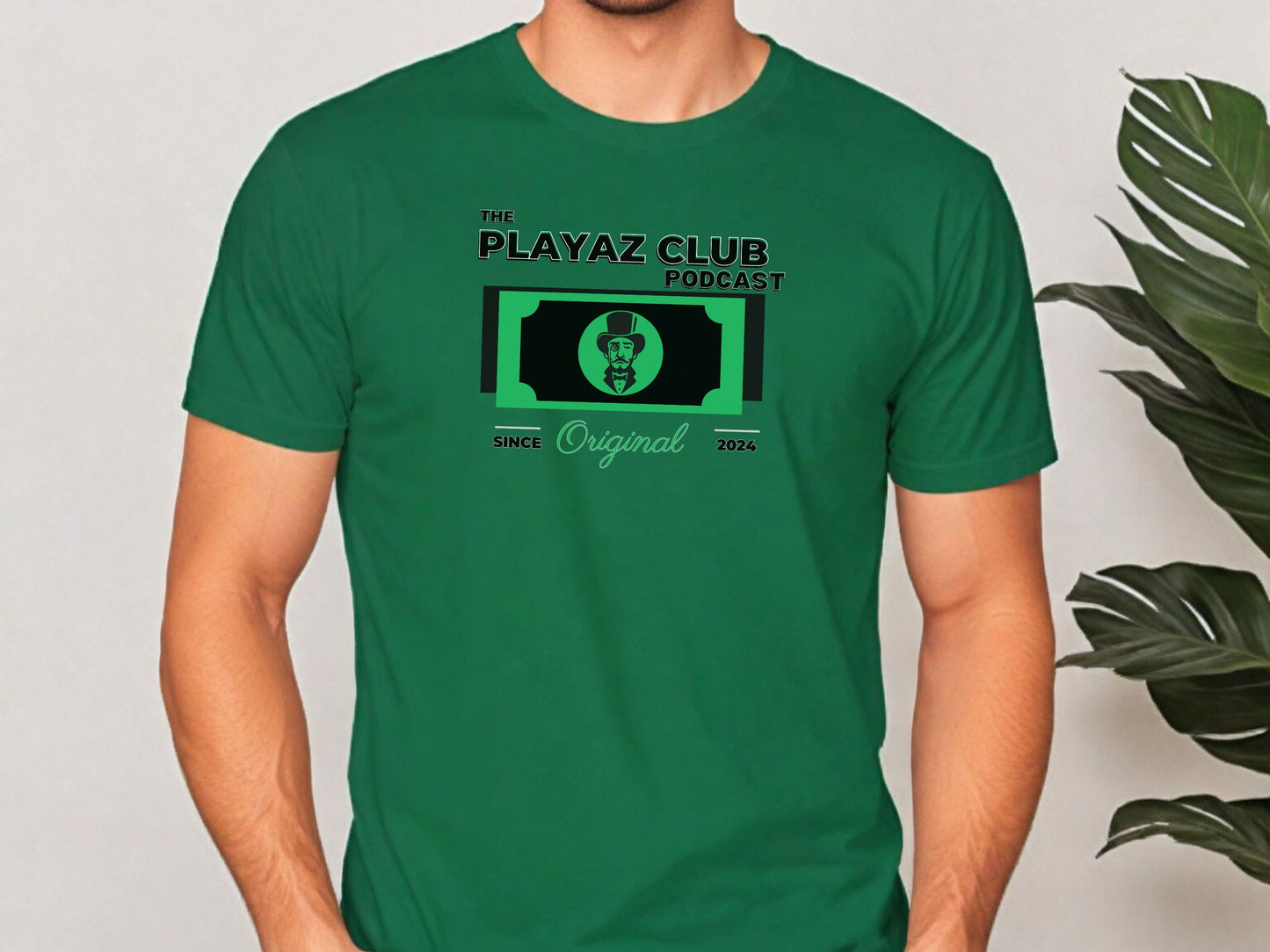 Original Currency Tee – The Playaz Club Podcast Rags To Riches Collection - Stylish Original Dollar Emblem Tee