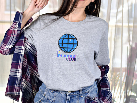 Digital Earthlight T-shirt – The Playaz Club Podcast Retro Collection – Digital Planet Tee