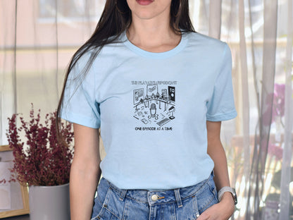 Episode by Episode T-shirt  – The Playaz Club Podcast Studio Tee Collection -  Podcast Progression Tee