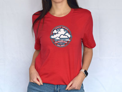 Inspirational Cloud Art Tee – Clouds of Innovation by The Playaz Club Podcast T-shirt  – Creative Inspiration for Artists and Thinkers