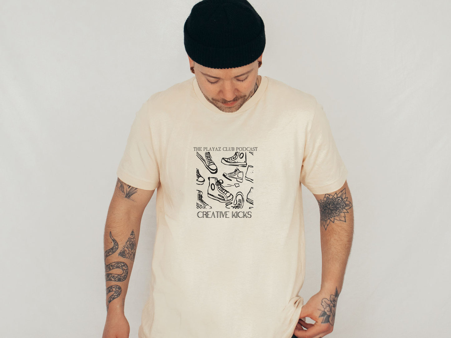 Walk of Art T-shirt – The Playaz Club Podcast Studio Tee Collection  – Kickstart Creativity Tee